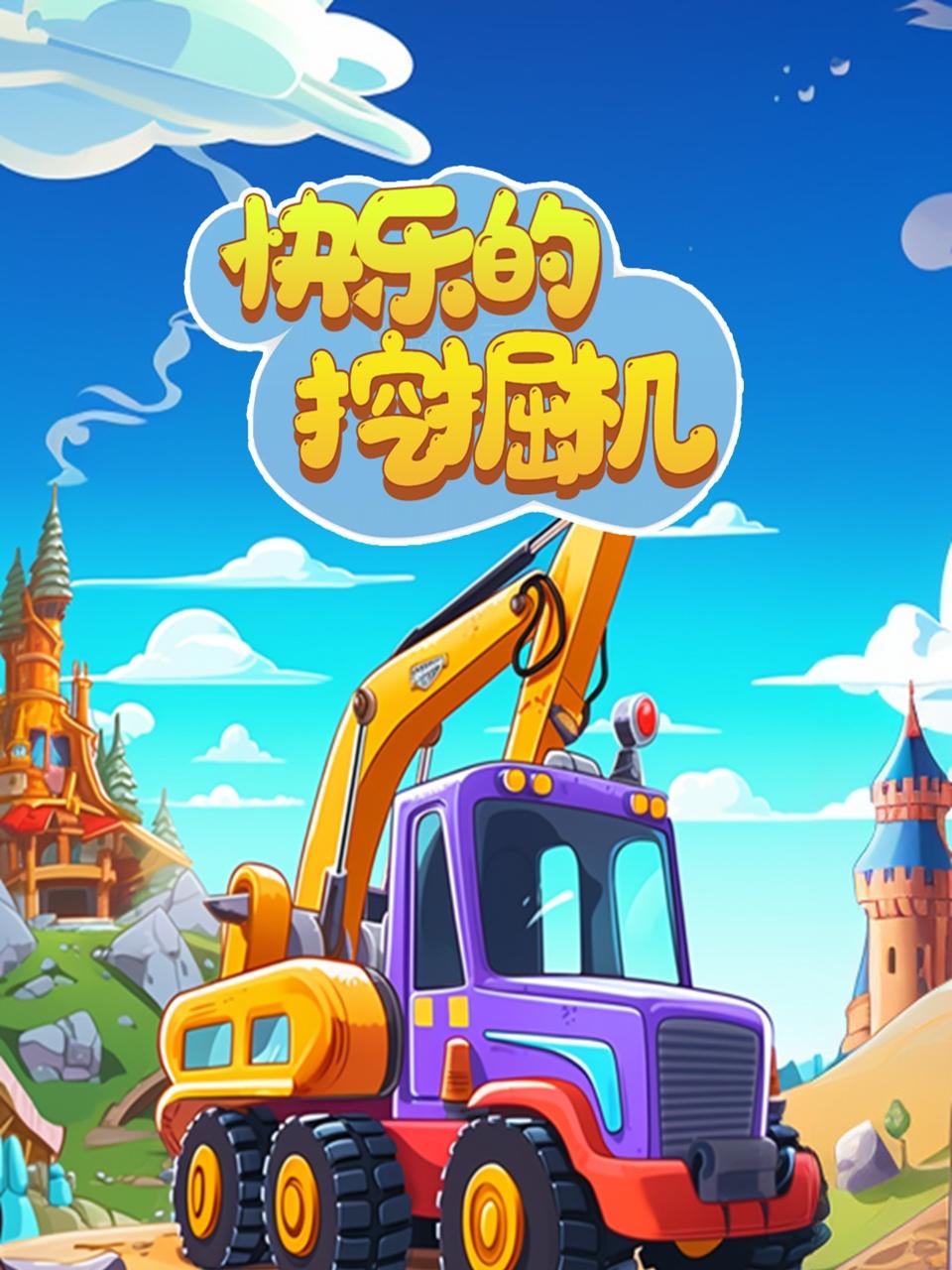 快乐的挖掘机